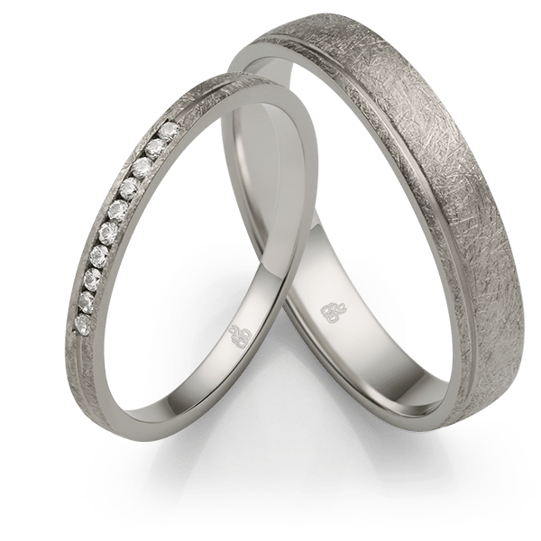 103trauringe Platin 950 Platin Mit Stein Besetzt Rauschmayer Trauringmanufaktur